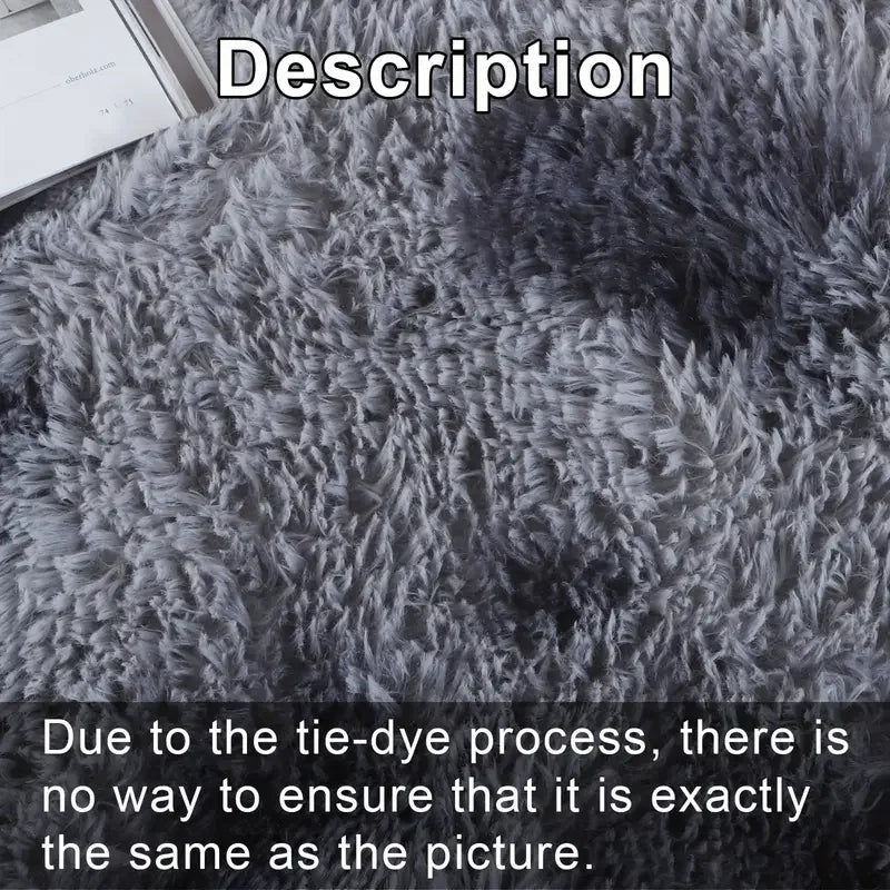 Super soft fluffy carpet, used for modern fluffy area carpets indoors, living rooms, anti slip, machine washed plush carpets